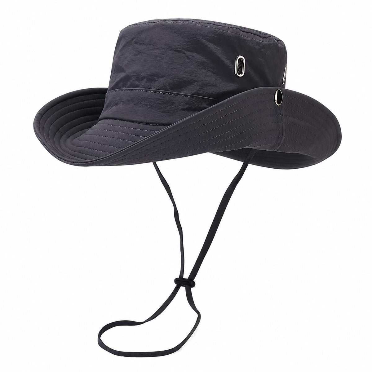 Polyester Bucket Hat Unisex Adjustable Sun Protection Fishing Cap Sunblocker Bucket Hat – PONYFLO main image 3